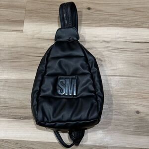 Steve Madden Black Sling Backpack